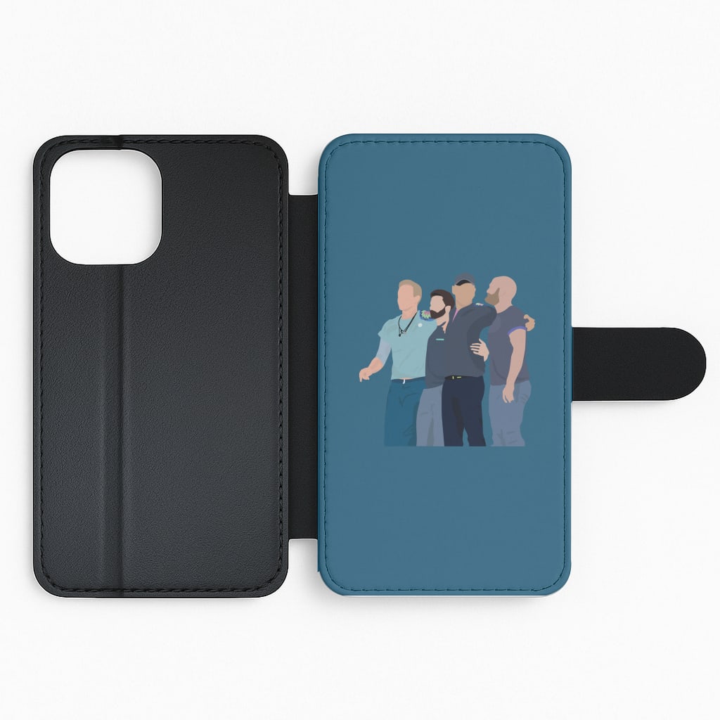Coldplay Band Blue Wallet Phone Case