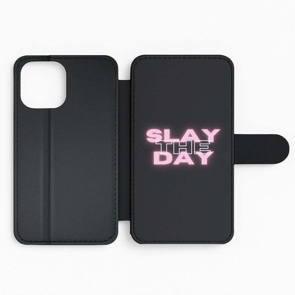 Slay The Day - Sassy Quote Flip Phone Case