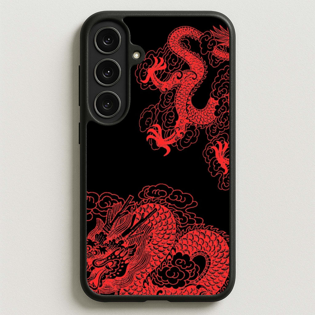 Red Dragon Phone Case for Galaxy S25FE