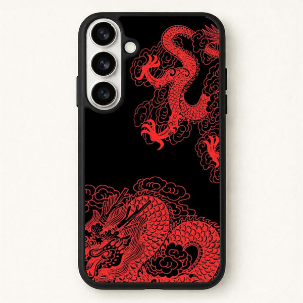 Red Dragon Phone Case for Galaxy S26 Plus