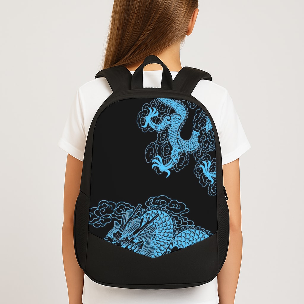 Blue Dragon School Bag