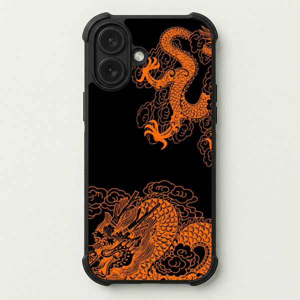 Orange Dragon Phone Case — Bumper case
