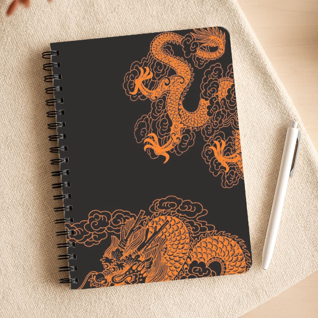Orange Dragon Notepad