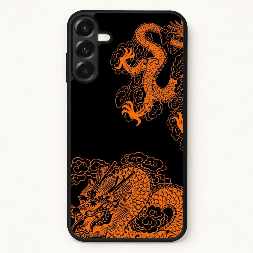 Orange Dragon Phone Case for Galaxy A17