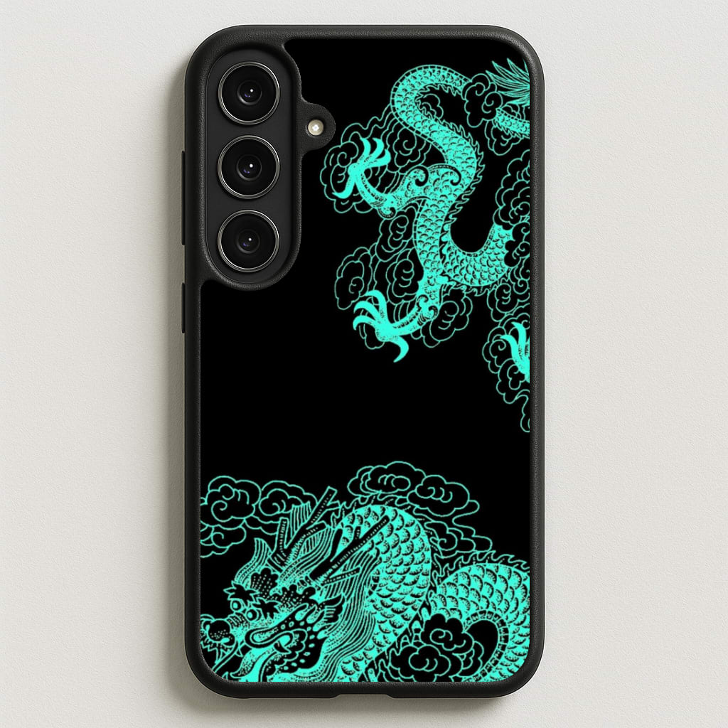 Green Dragon Phone Case for Galaxy S25FE