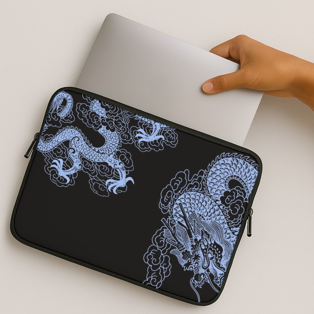 Dark Blue Dragon MacBook Case