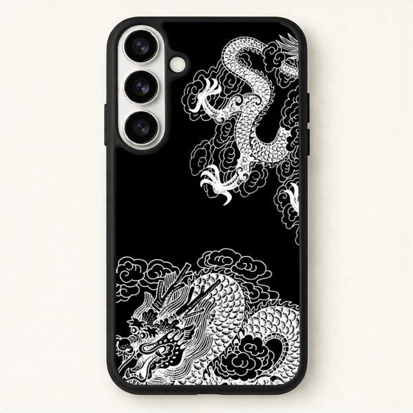 White Dragon Phone Case for Galaxy S26 Plus