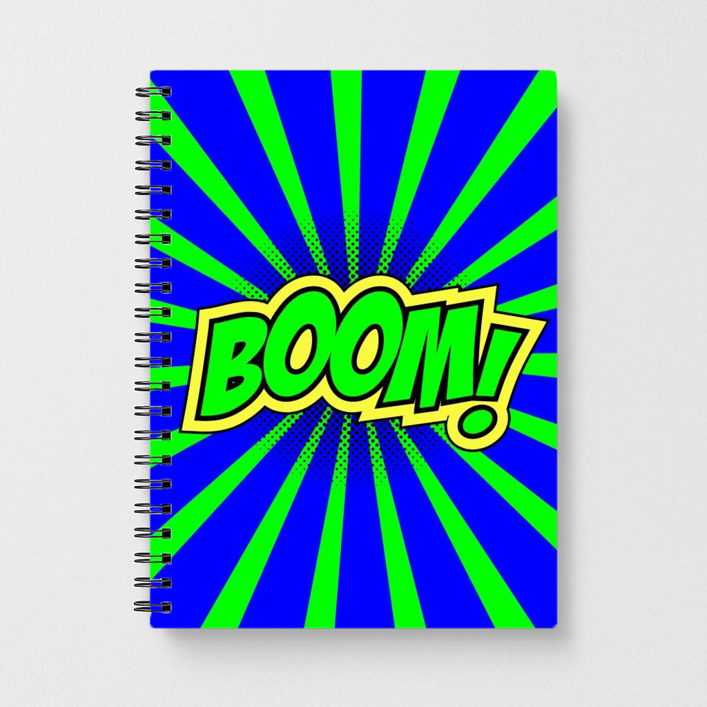 Boom - Pop Art Notebook