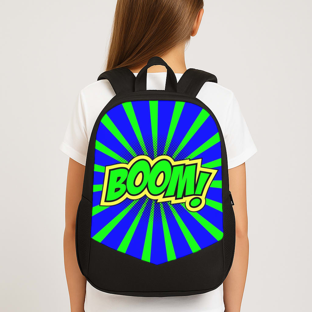 Boom - Pop Art Large School Bag