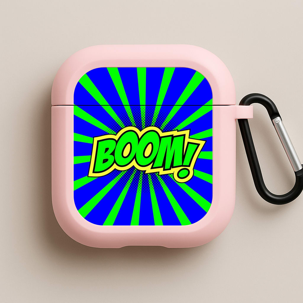 Boom - Pop Art Pink AirPods Case