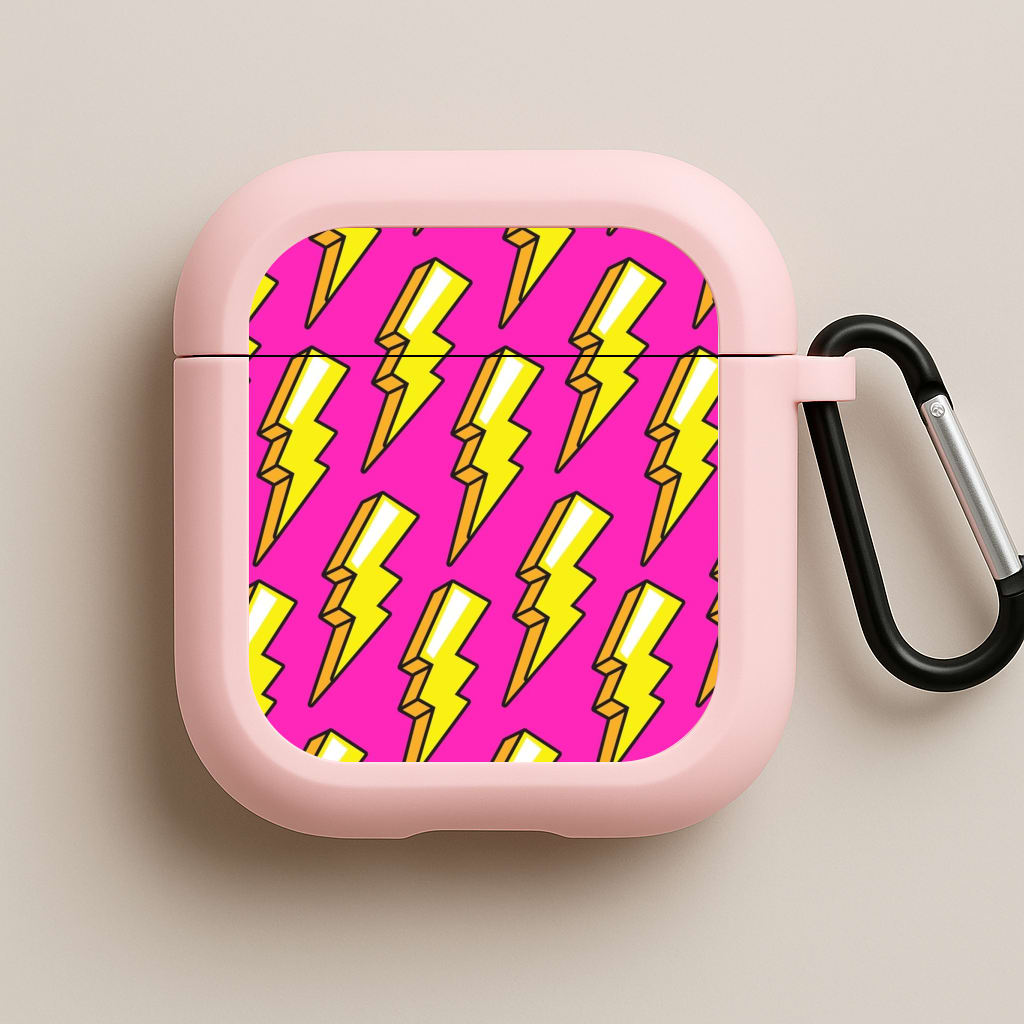 Pop Art Lightning Pink AirPods Case