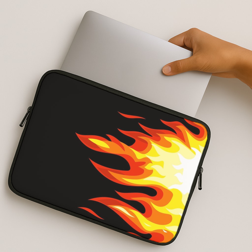 Black Flame MacBook Case
