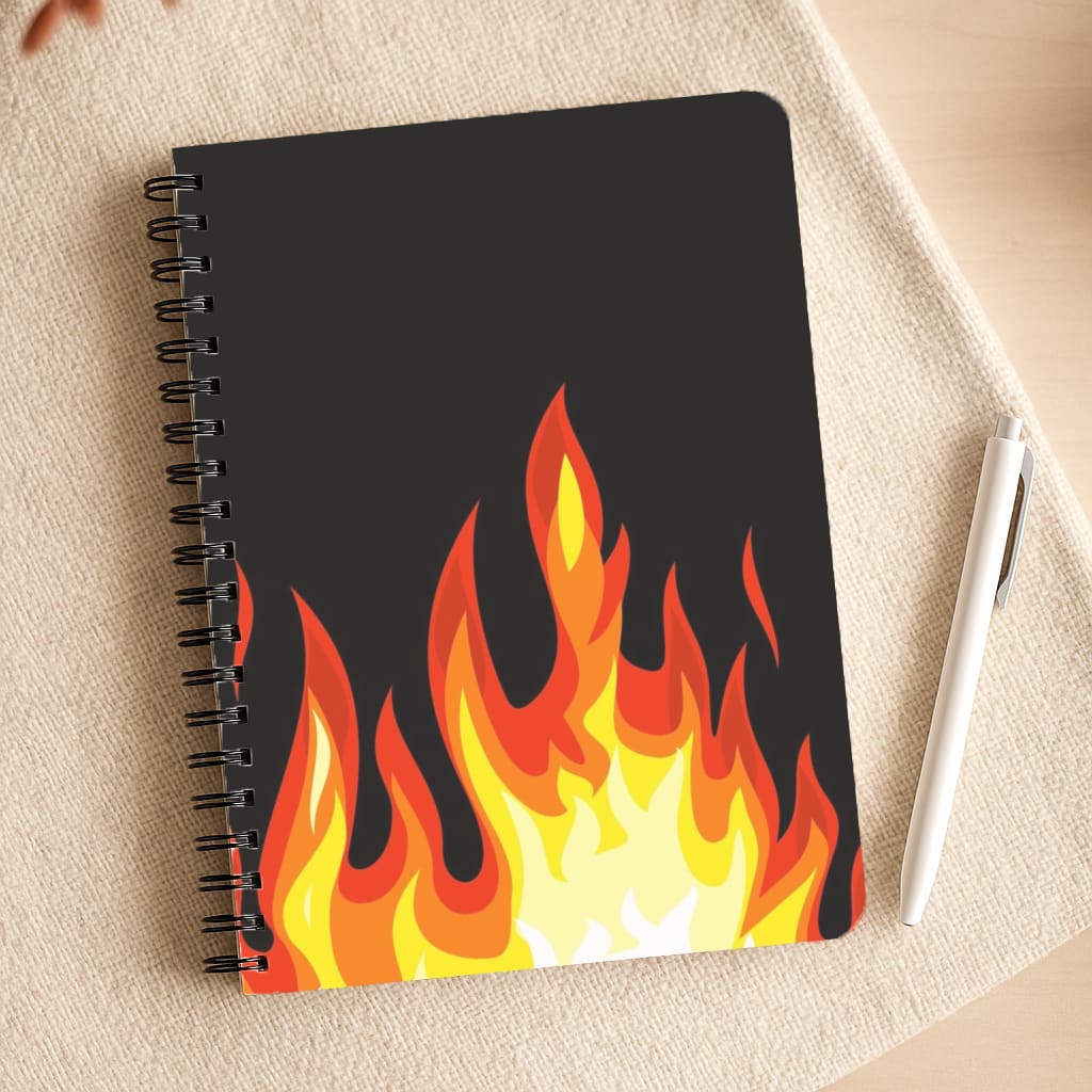 Black Flame Notepad