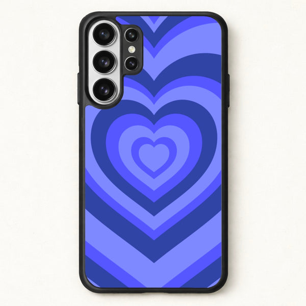 Blue - Colourful Hearts Phone Case for Galaxy S26 Ultra