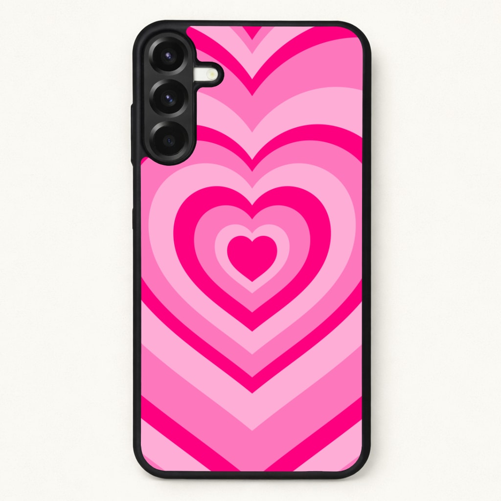 Pink - Colourful Hearts Phone Case for Galaxy A37