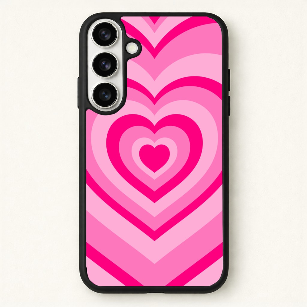 Pink - Colourful Hearts Phone Case for Galaxy S26 Plus