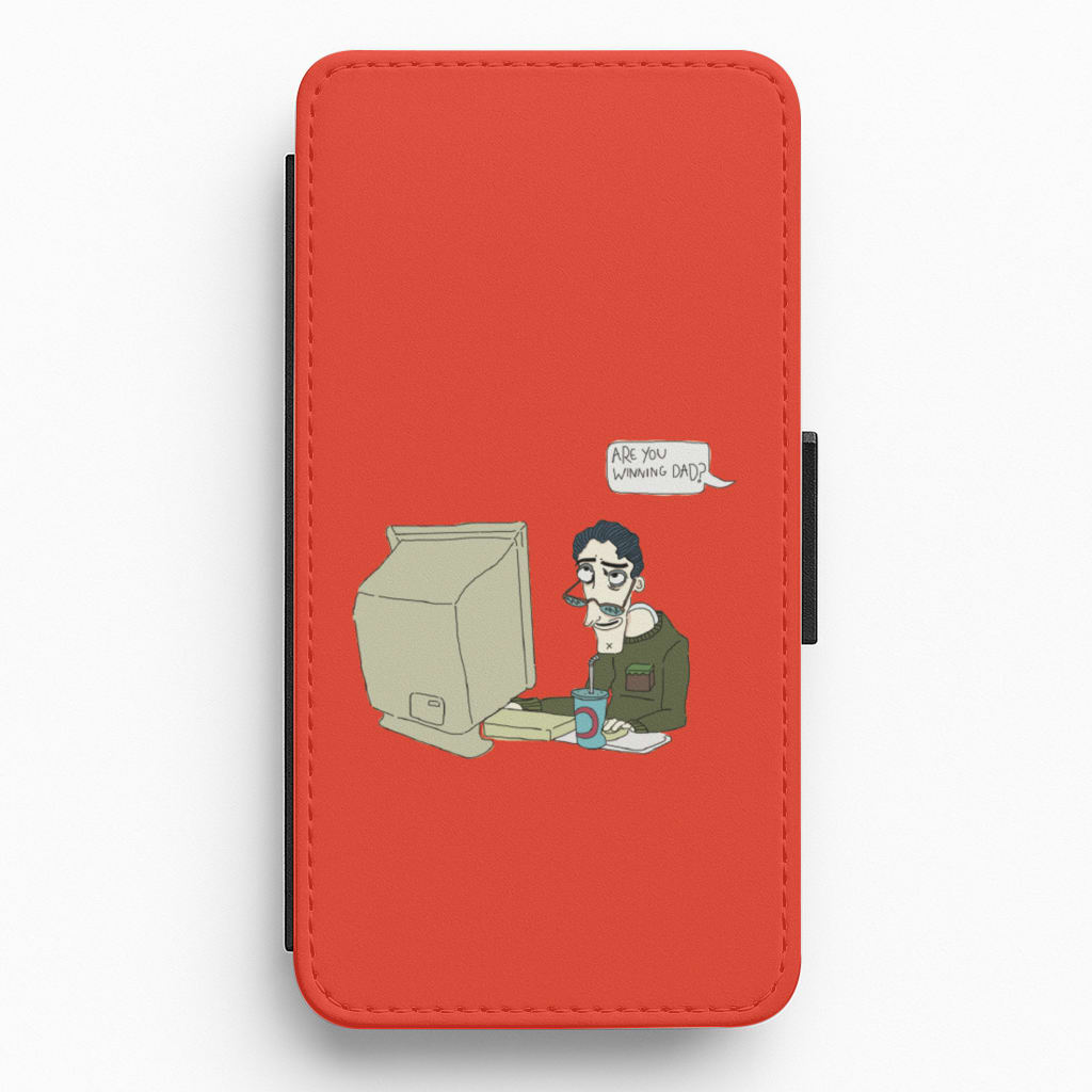 Are You Winning Dad Flip / Wallet Phone Case