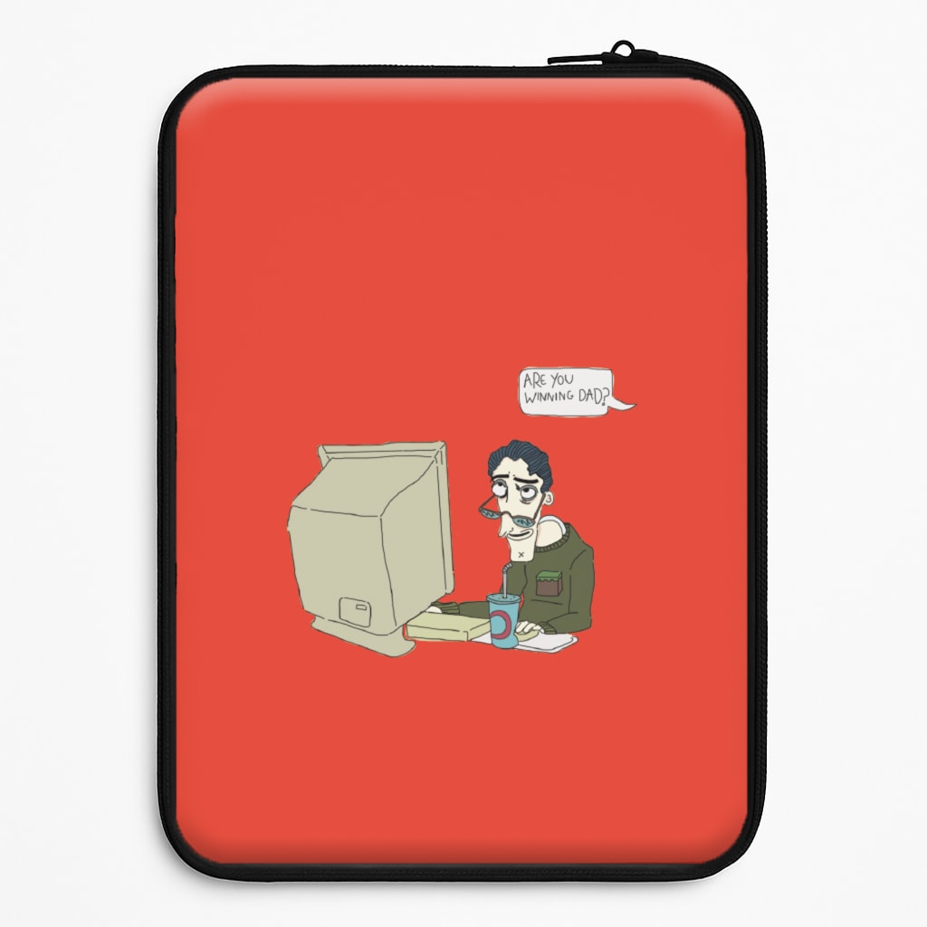 Are You Winning Dad Laptop Sleeve