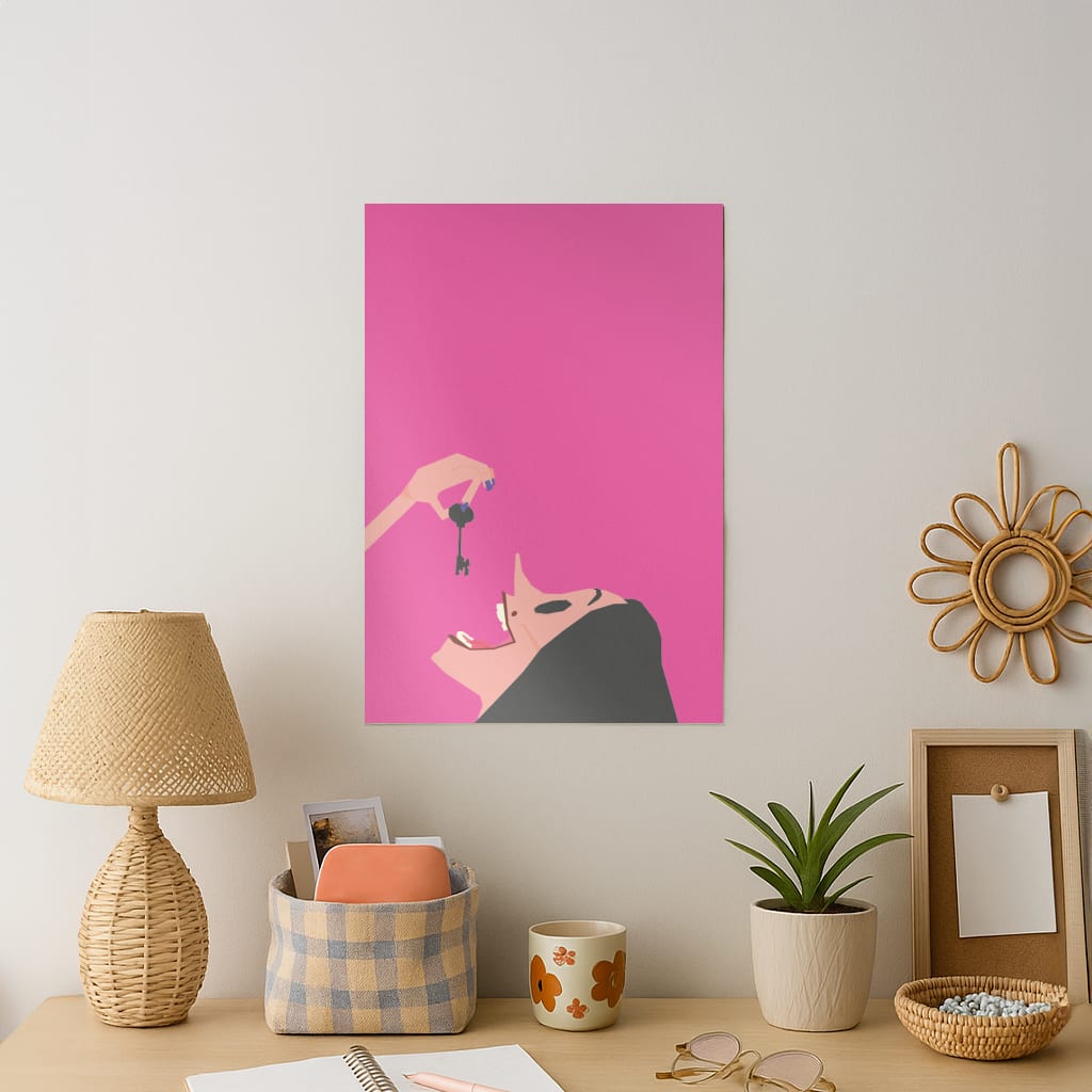 Key - Caroline Art Print