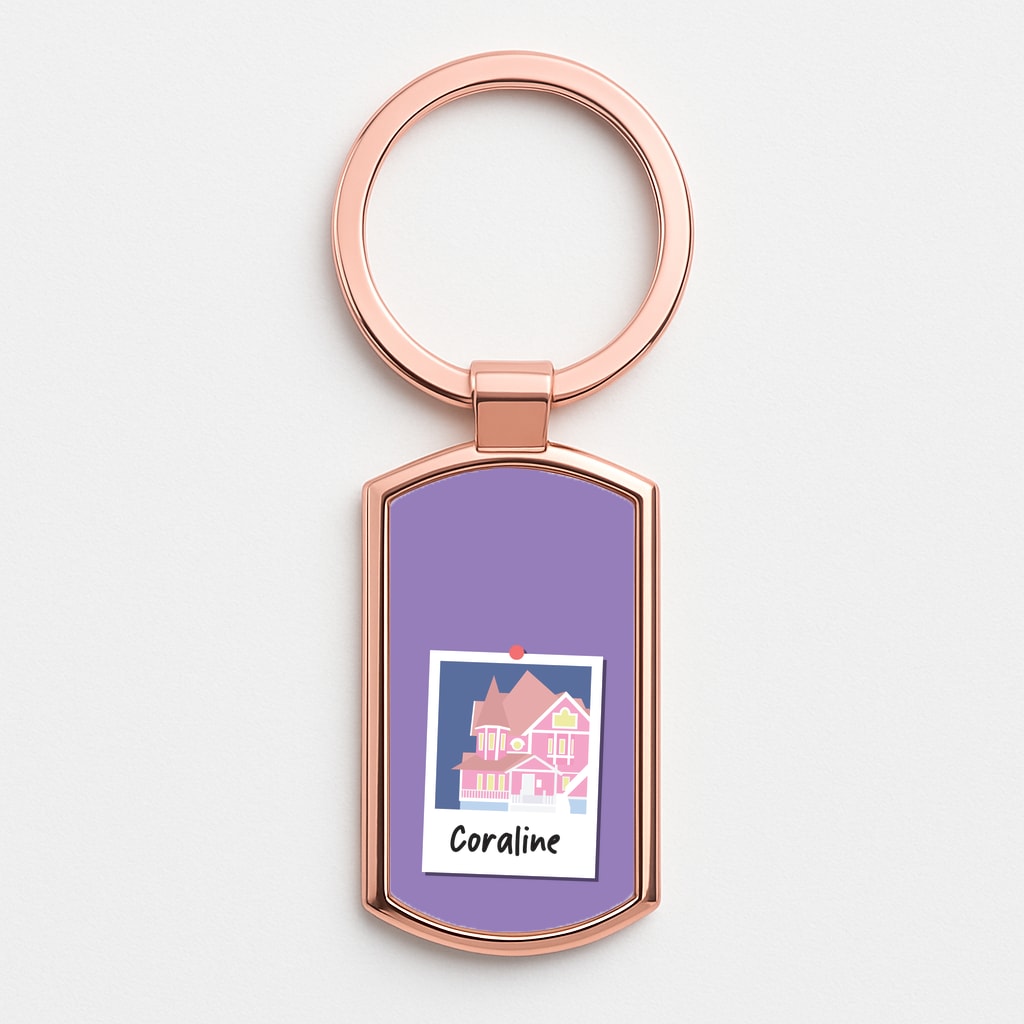 House Rose Gold Keyring
