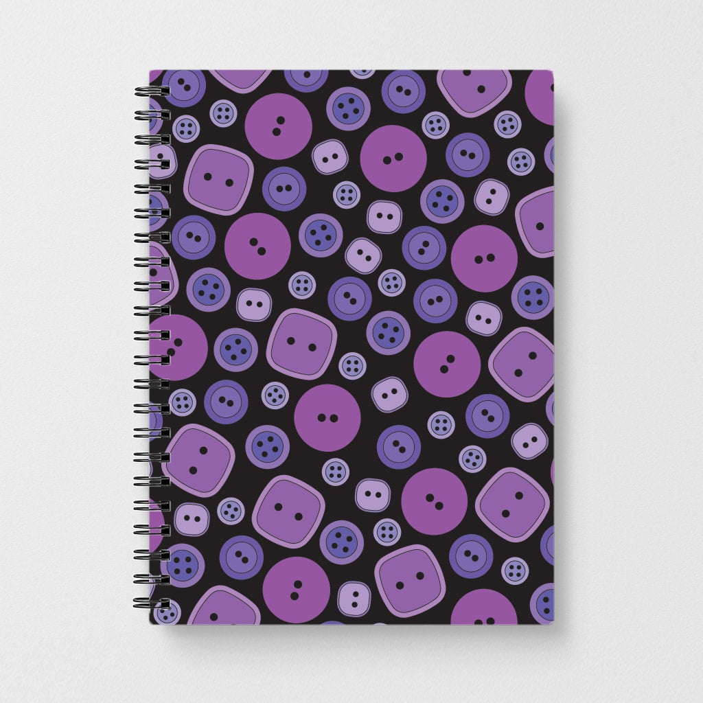 Button Pattern Notebook