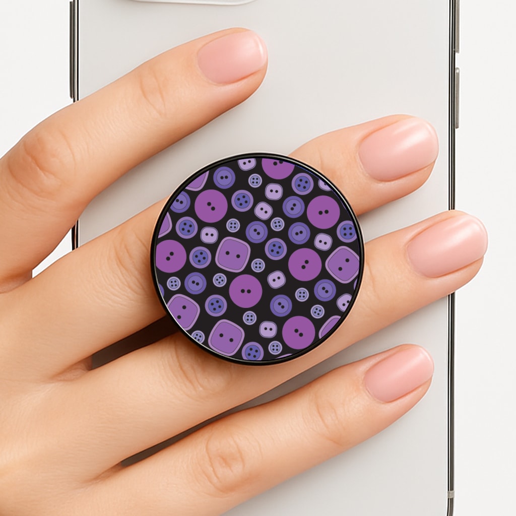 Button Pattern Phone Grip