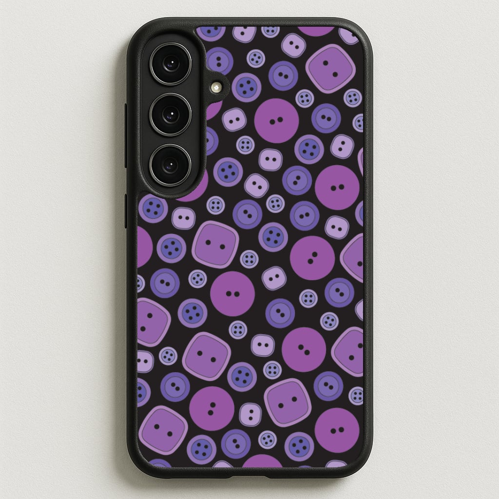Button Pattern Phone Case for Galaxy S25FE