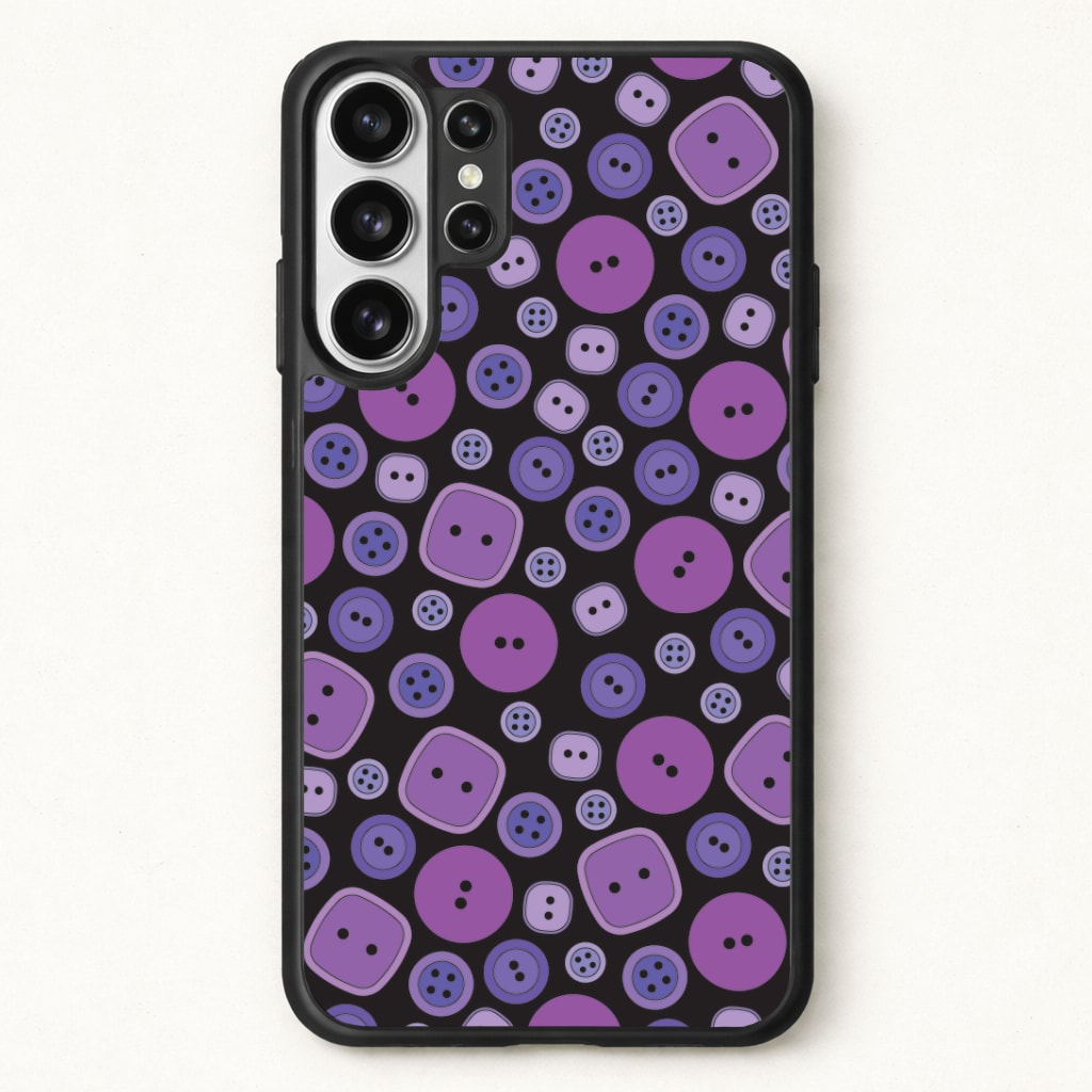 Button Pattern Phone Case for Galaxy S26 Ultra