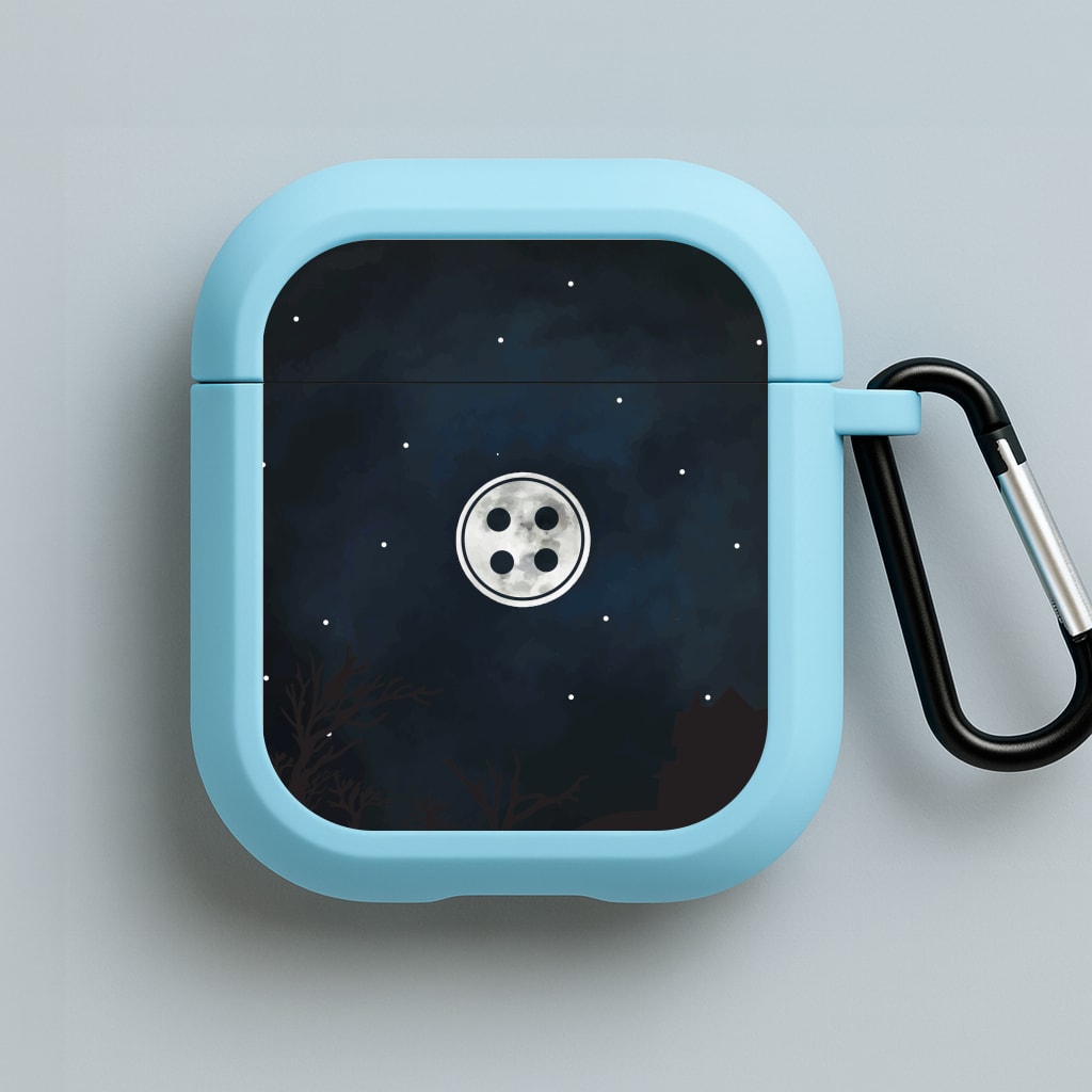 Button Blue AirPods Case