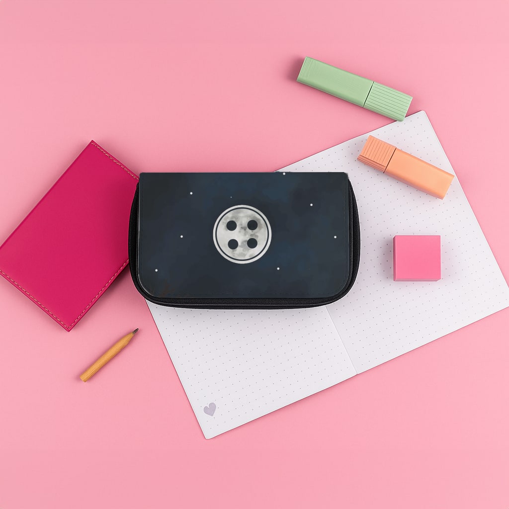Button Pencil Case