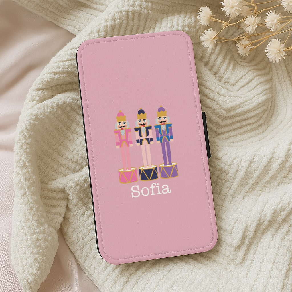 Nutcracker - Personalised Christmas Wallet Phone Case