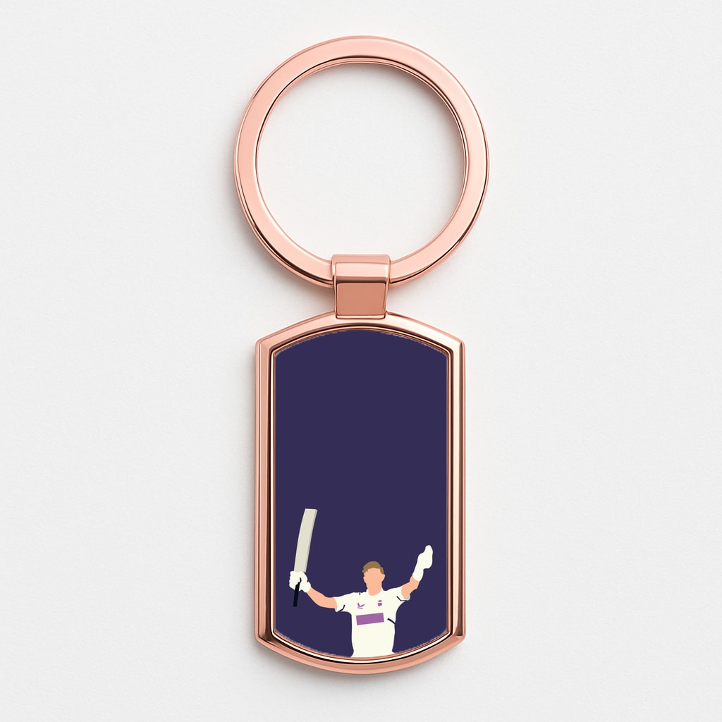 Root - Cricket Rose Gold Keyring