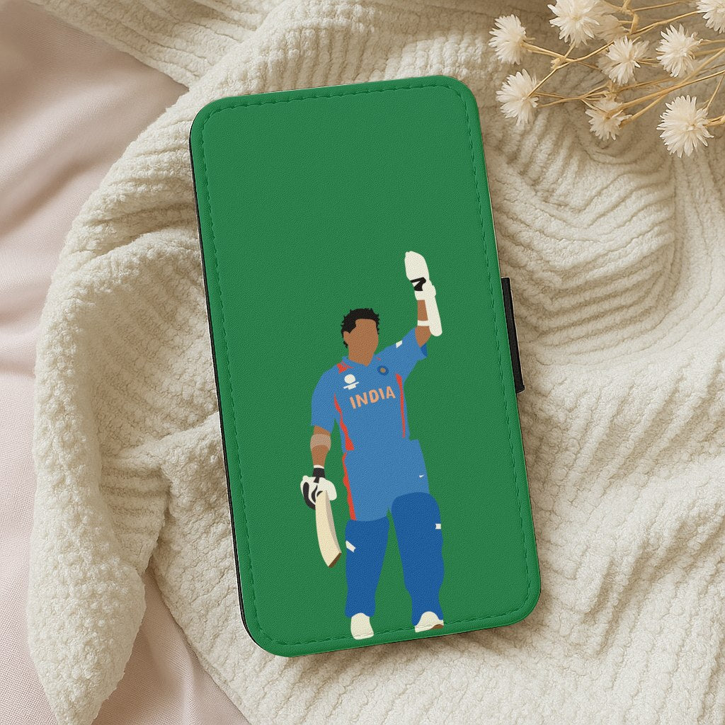 Tendulkar - Cricket Wallet Phone Case