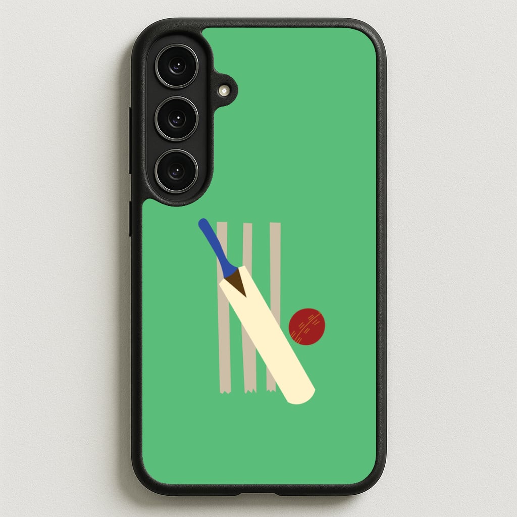 Wickets - Cricket Phone Case for Galaxy S25FE