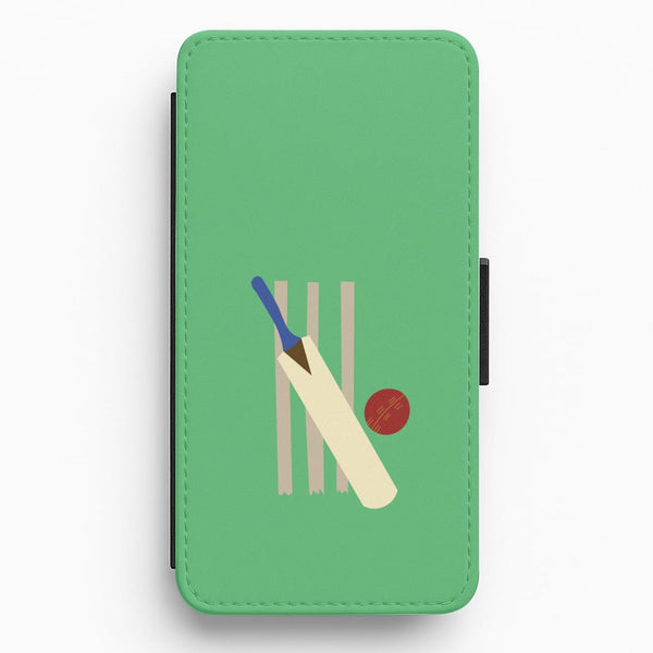 Wickets - Cricket Flip / Wallet Phone Case