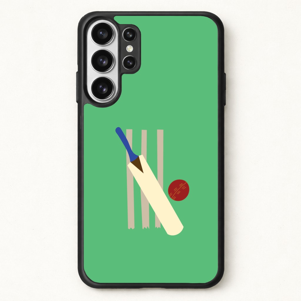 Wickets - Cricket Phone Case for Galaxy S26 Ultra