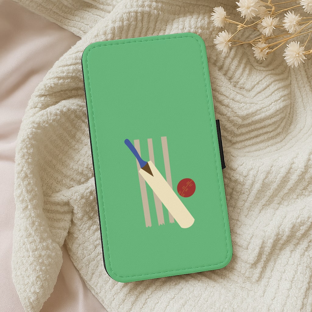 Wickets - Cricket Wallet Phone Case