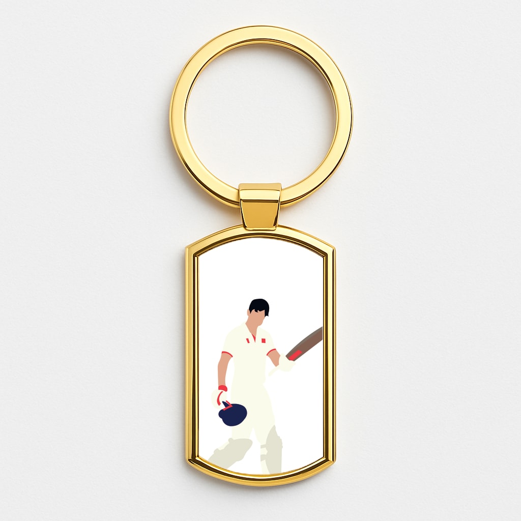 Cook - Cricket Gold Keyring