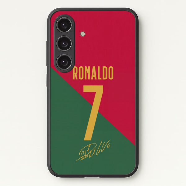 Portugal - Christiano Ronaldo CR7 Phone Case - Galaxy S25 / Standard