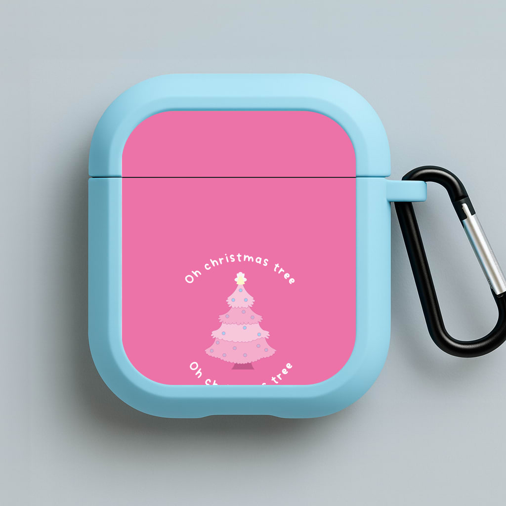Oh Christmas Tree - Christmas Songs Blue AirPods Case