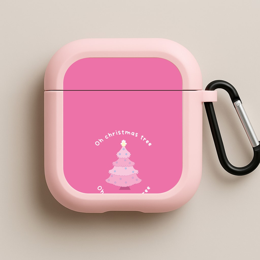 Oh Christmas Tree - Christmas Songs Pink AirPods Case