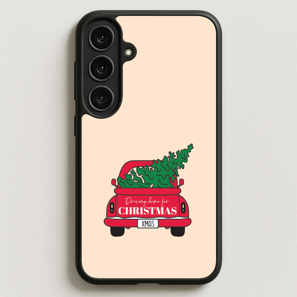 Driving Home For Christmas Truck Phone Case for Galaxy S25FE