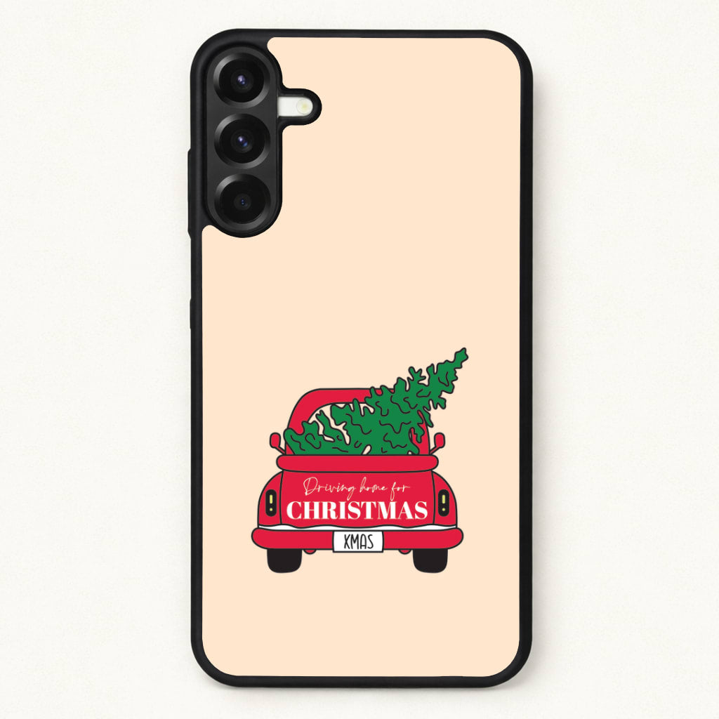 Driving Home For Christmas Truck Phone Case for Galaxy A17