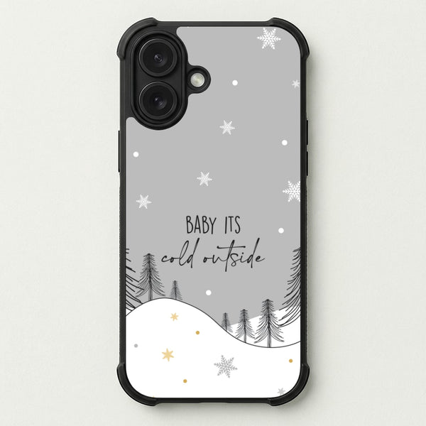 Baby It's Cold Outisde Landscape Phone Case — Bumper case