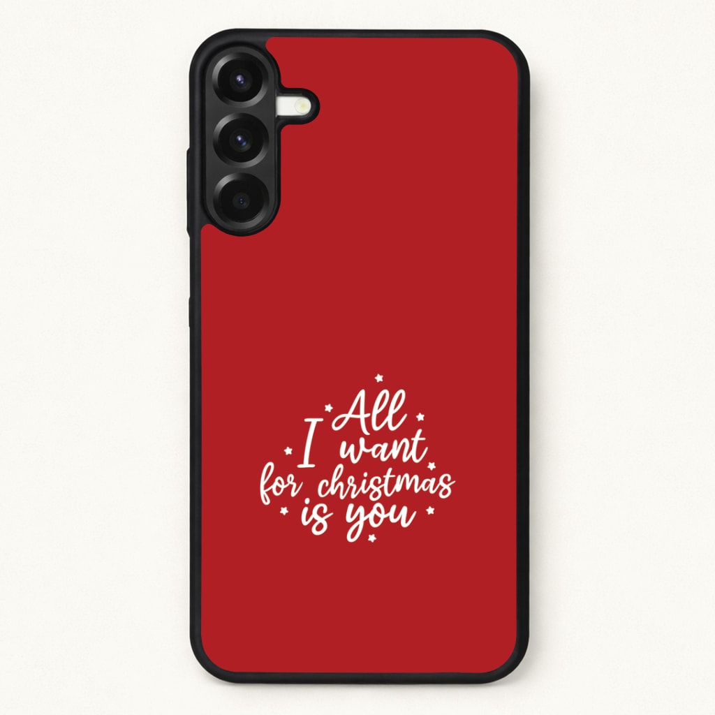 All I Want For Christmas Is You Stars Phone Case for Galaxy A17