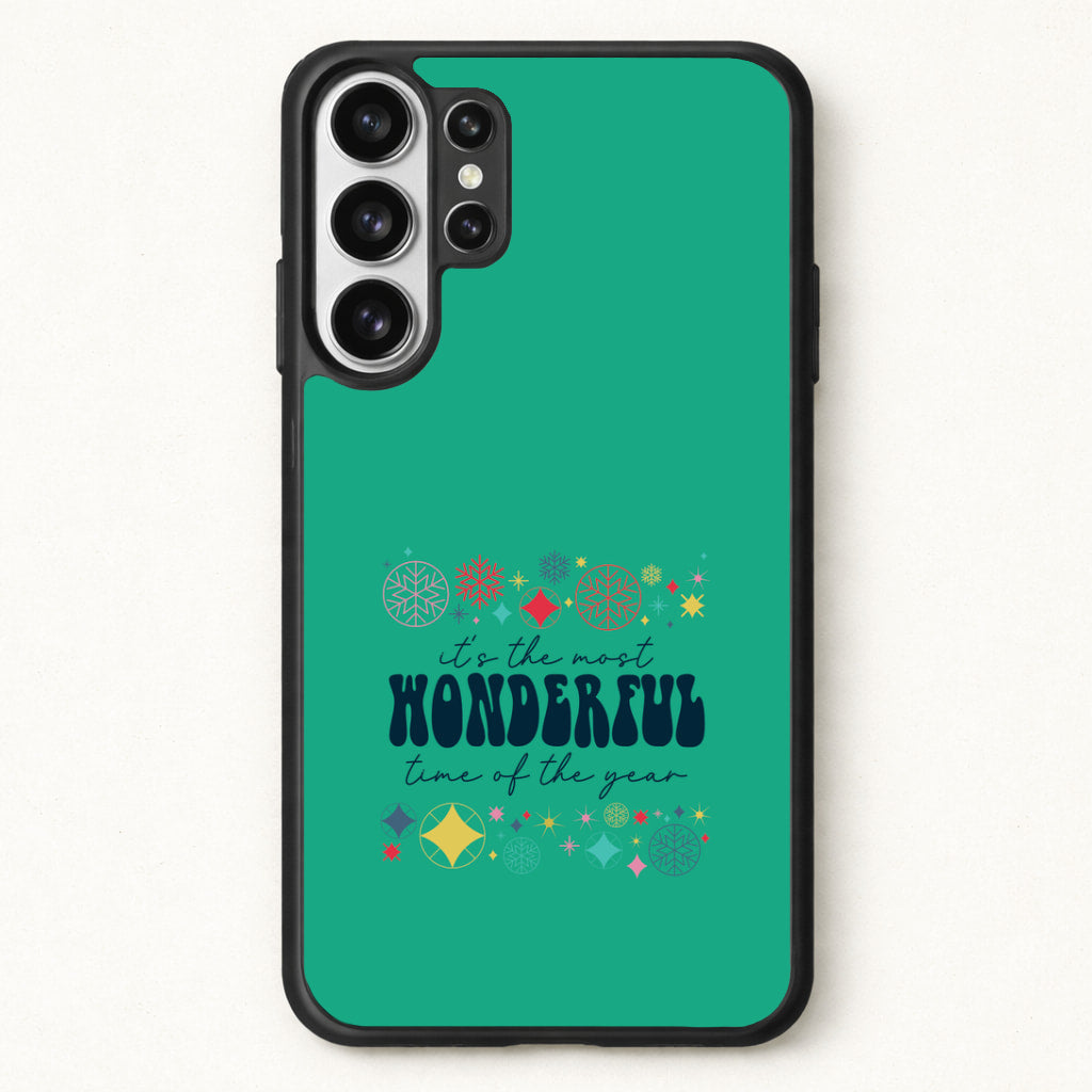 The Most Wonderful Time Of The Year Geometric Phone Case for Galaxy S26 Ultra