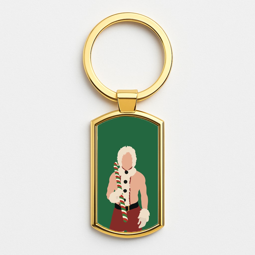 Christmas Schmidt Gold Keyring