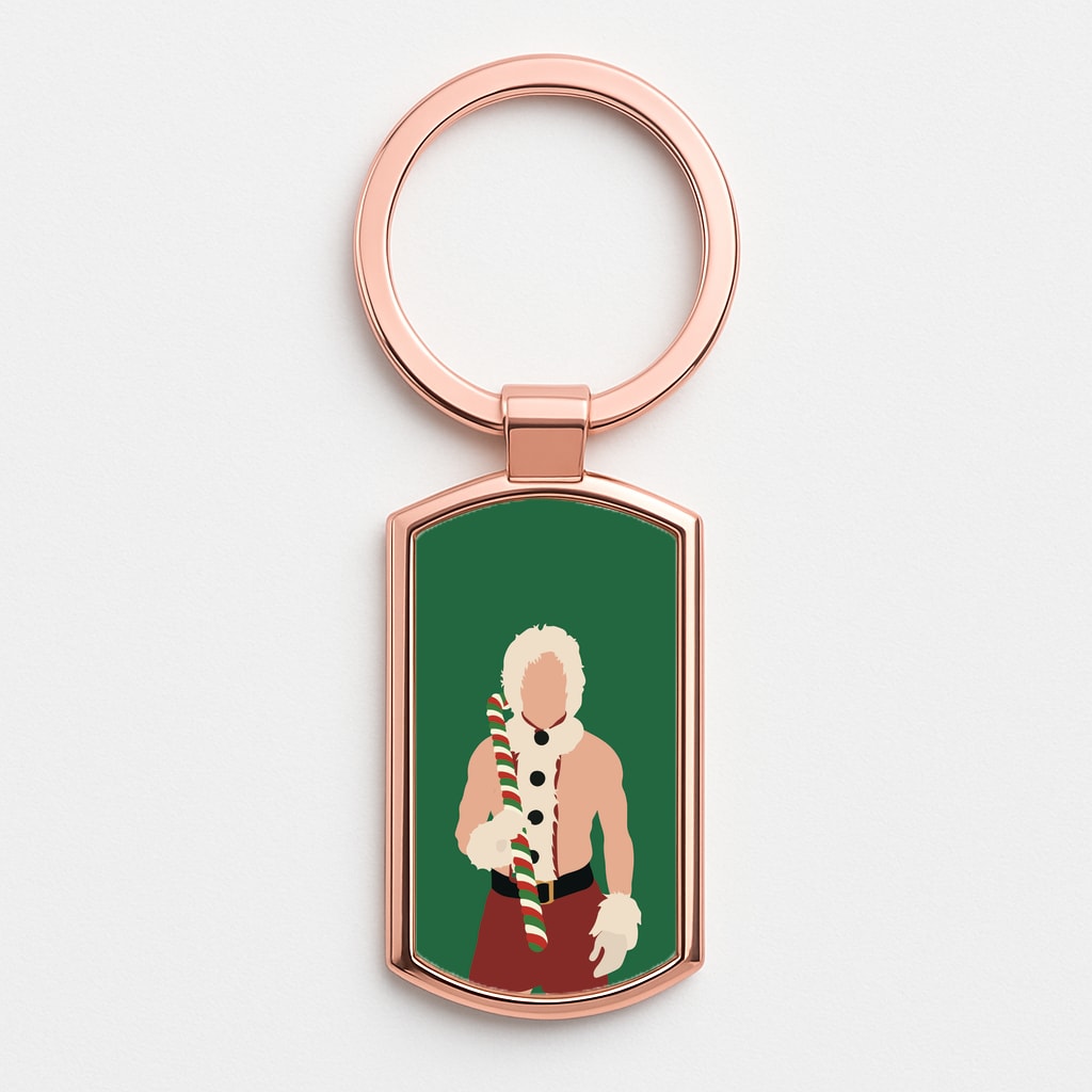 Christmas Schmidt Rose Gold Keyring