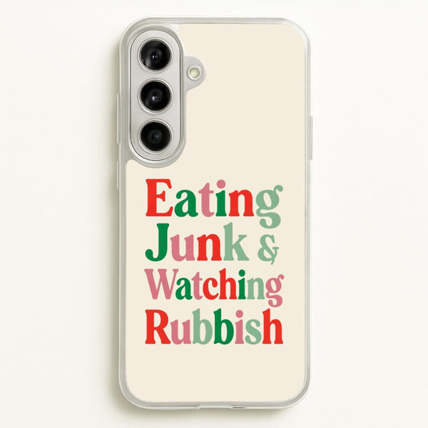 Eating Junk & Watching Rubbish - Home Alone Phone Case - Galaxy A56 / Standard