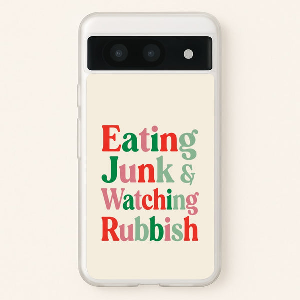 Eating Junk & Watching Rubbish - Home Alone Phone Case - Google Pixel 8a / Standard
